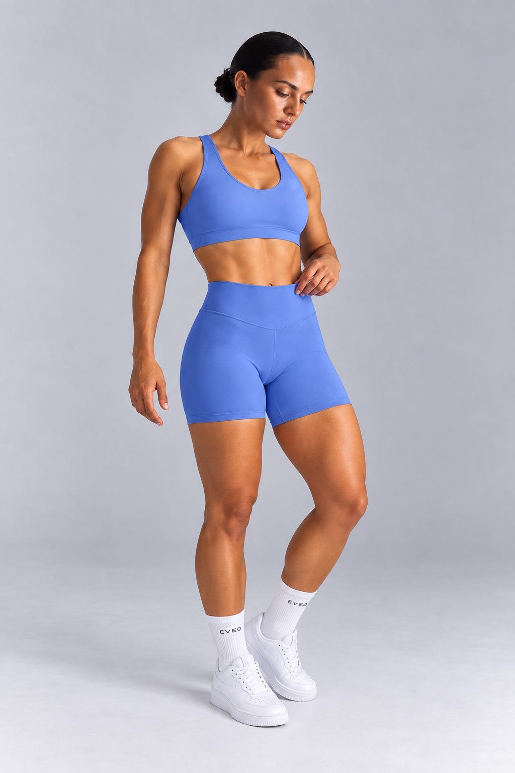 MotionSculpt™ High-Rise Shorts 6" Clear Blue