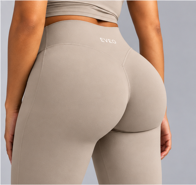 High-Waisted Flare Pants - Gray