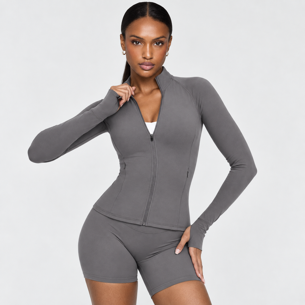EVEO Sculpt Zip Jacket Green