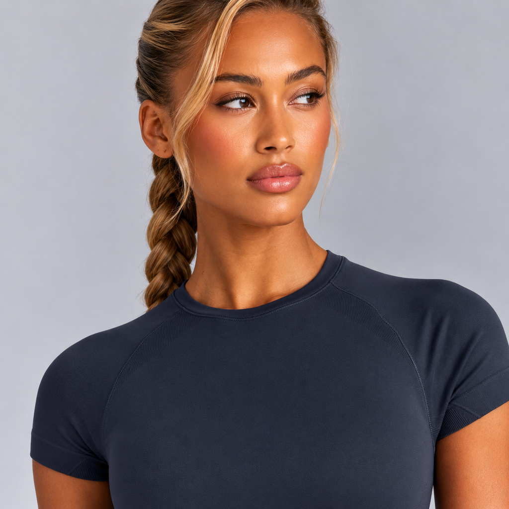 SecondSkin™ Seamless Top - Oil Blue