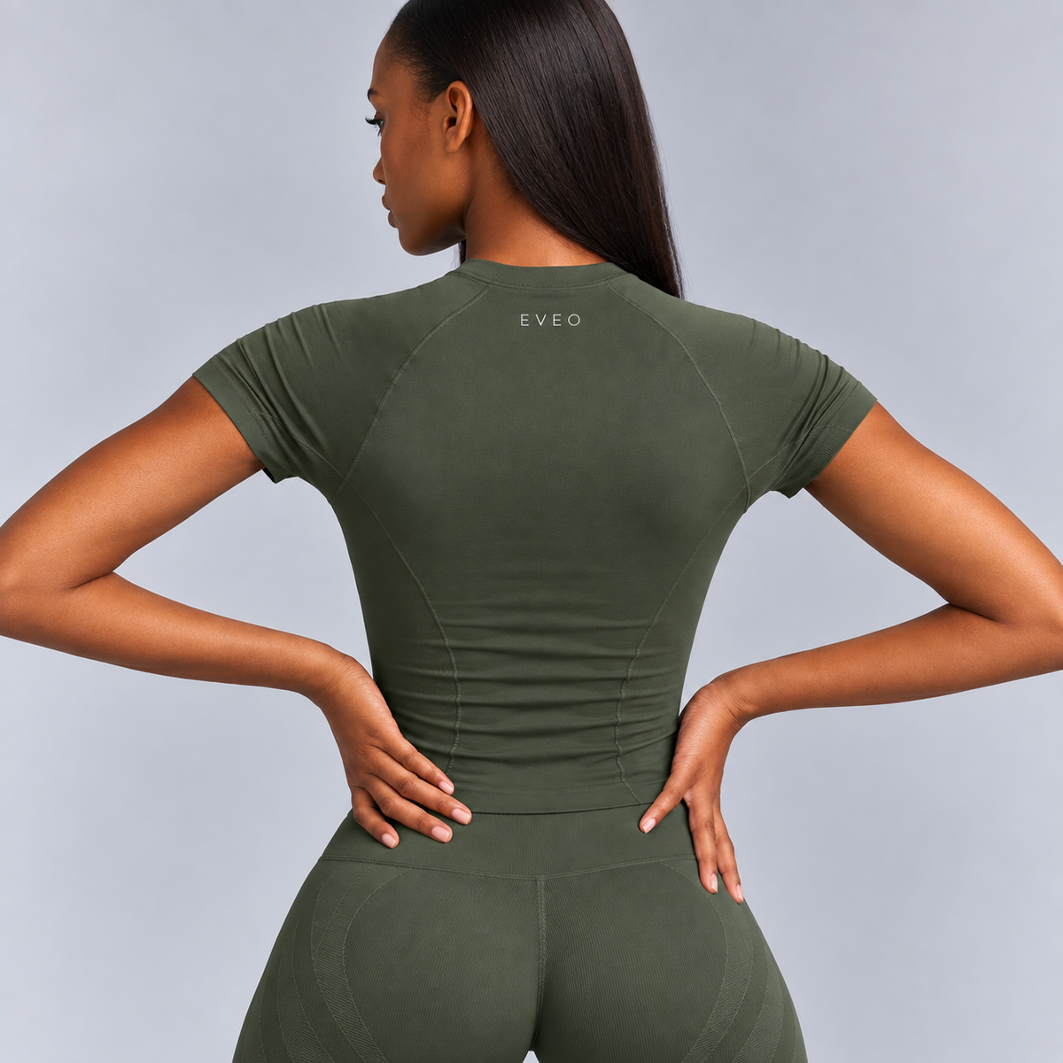 SecondSkin™ Seamless Top - Shadow Green